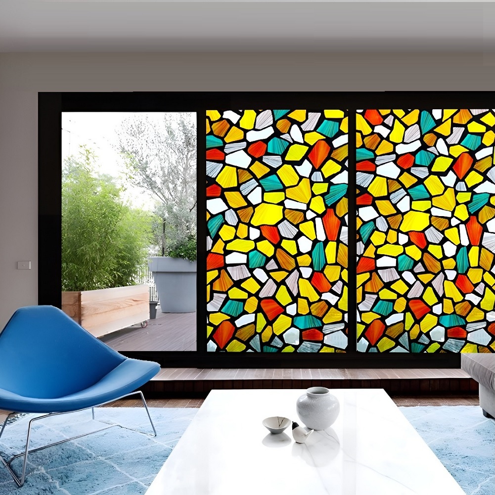 Colorful Stones Self Adhesive Window Film (Code - 22) - Image 5