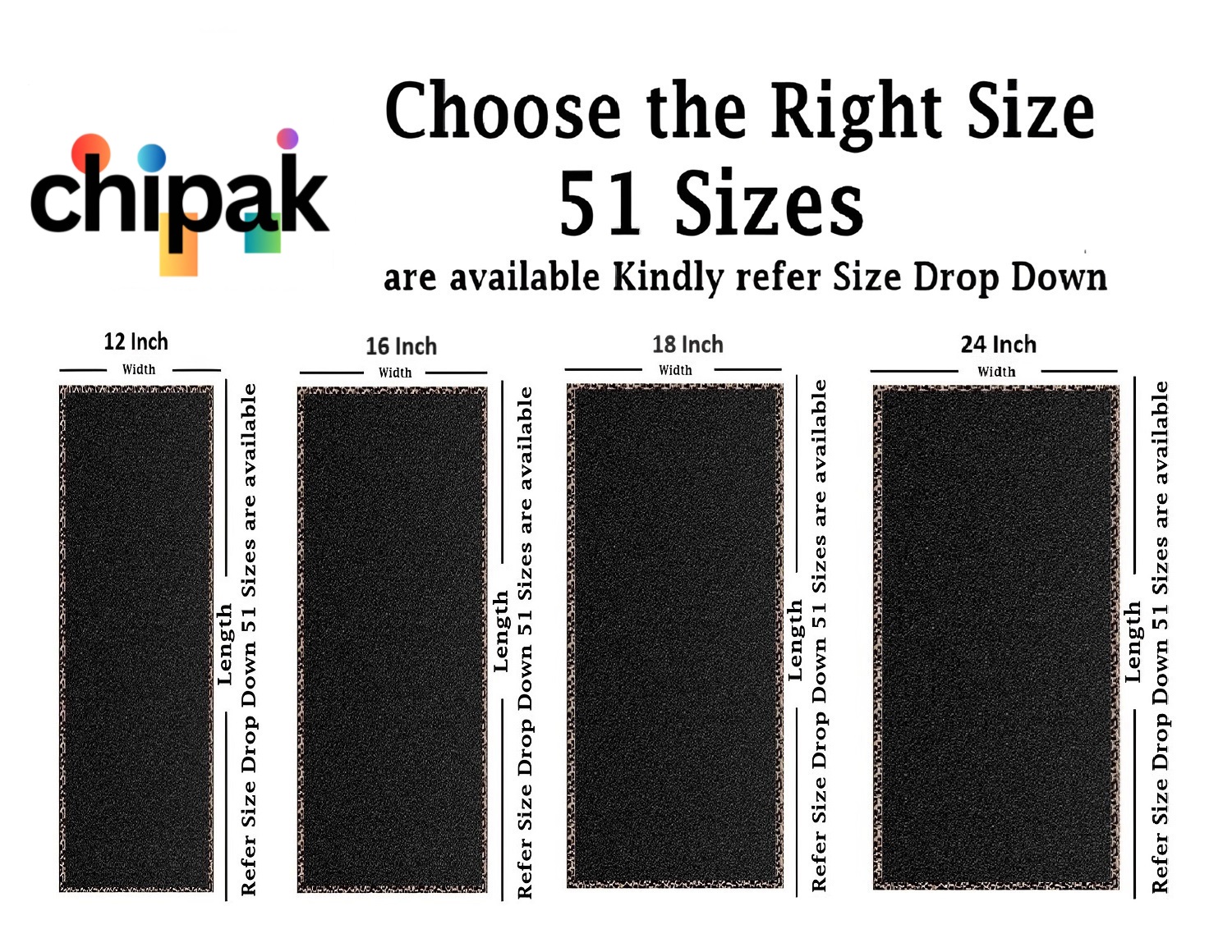 Blackout Design Self Adhesive Window Film (Code - Black) - Image 2