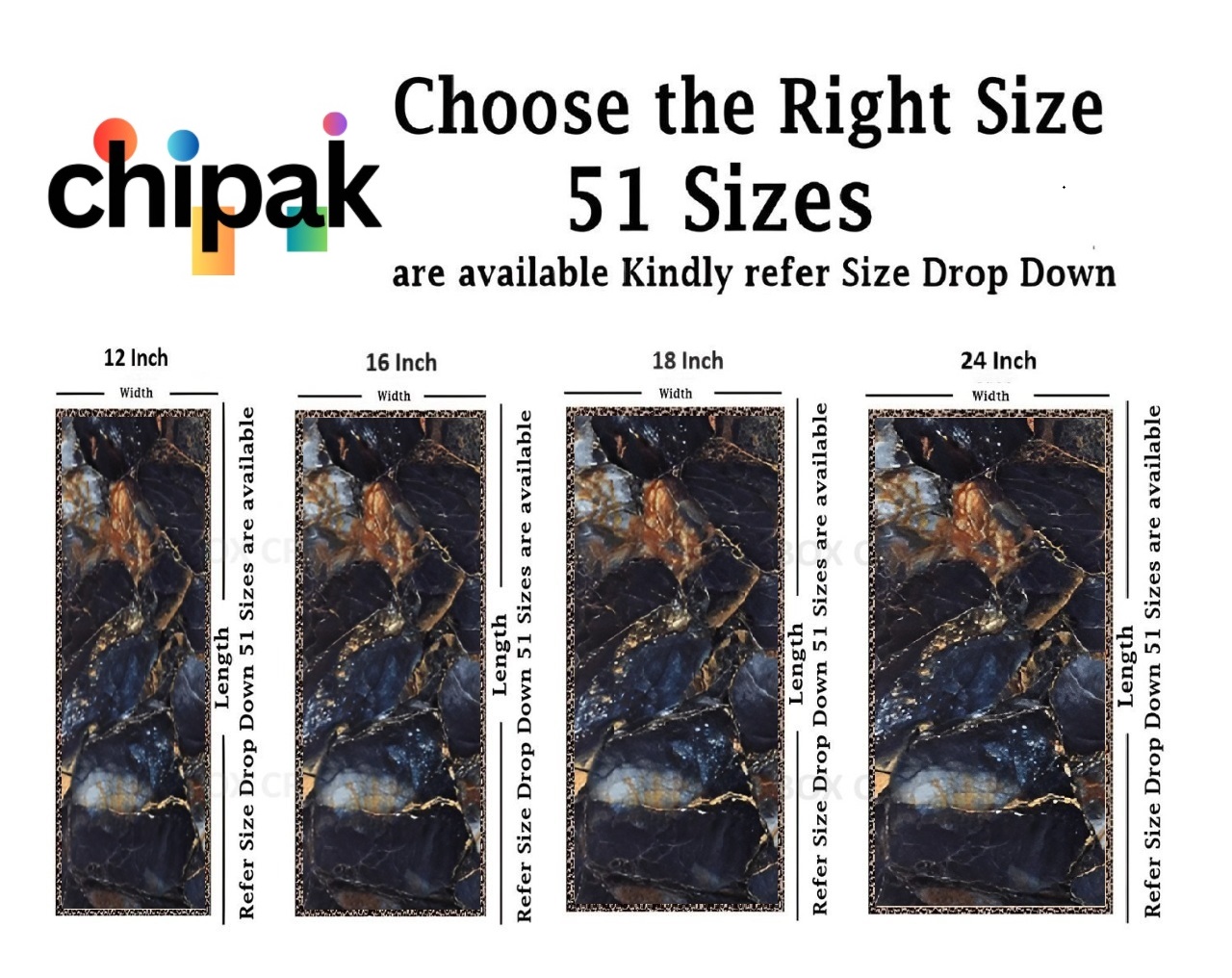 Blue Stone Marble Self-Adhesive Wallpaper - (Code-29) - Image 2