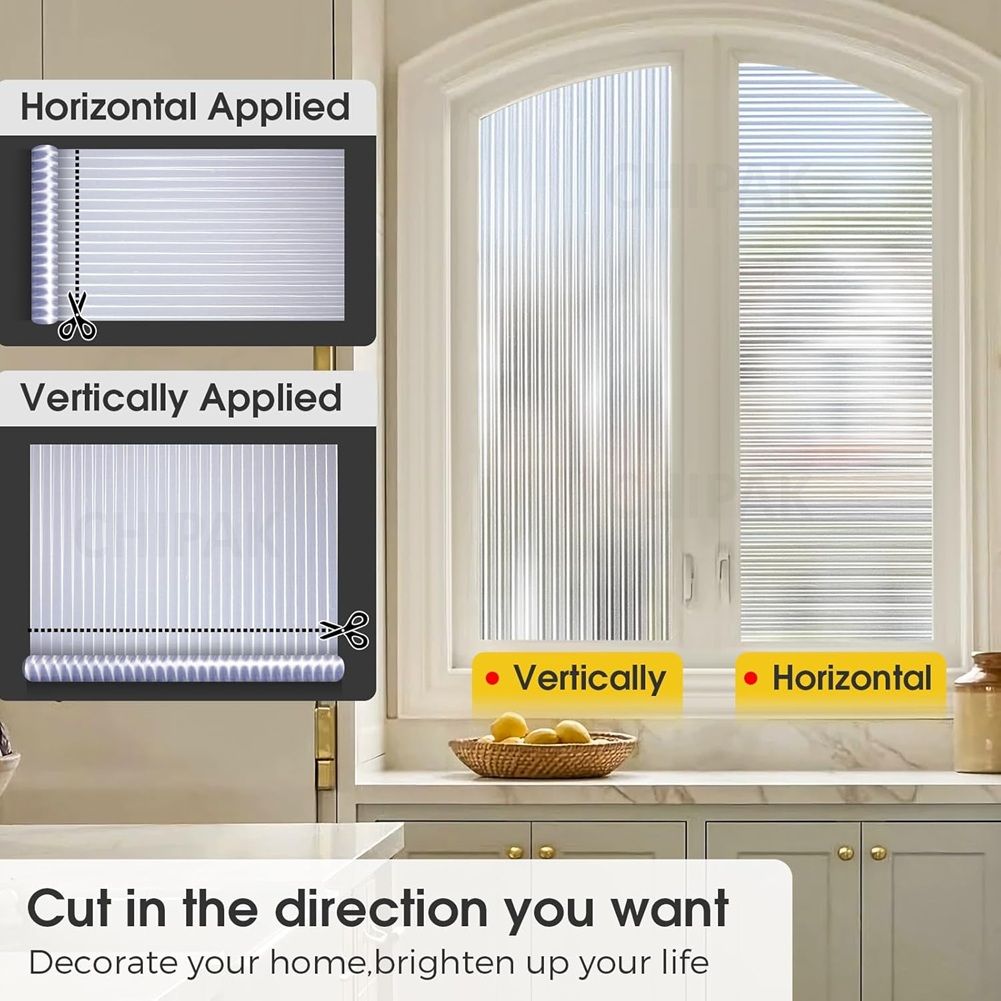 Fluted Design Self Adhesive Window Film (Code - 196) - Image 5