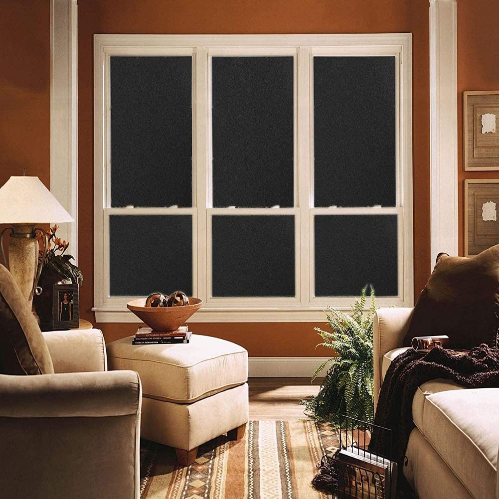 Blackout Design Self Adhesive Window Film (Code - Black) - Image 6